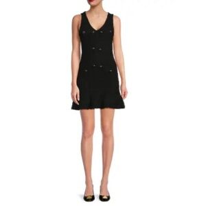 BCBG Black Tweed Mini Dress
